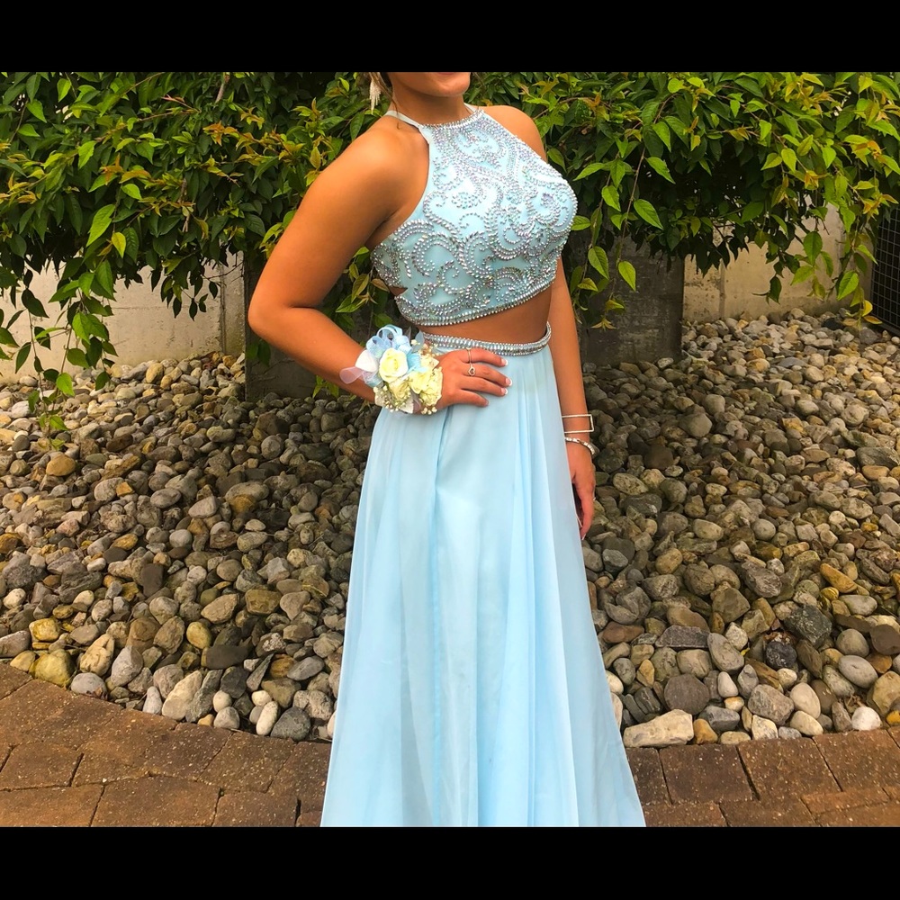 Two piece prom dress !!